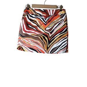 Loudmouth Multicolor Zebra Print Skirt